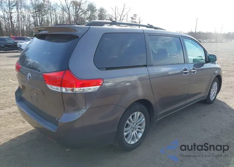 2013 Toyota Sienna Xle V6 8 Passenger из США, поврежденный, VIN 5TDYK3DC6DS393931